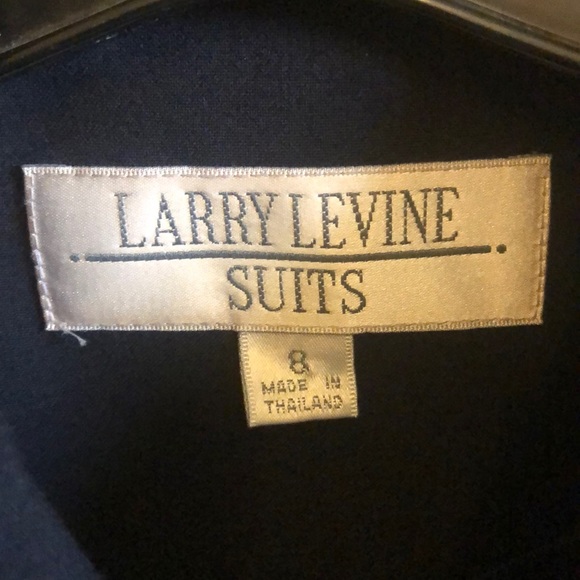 NEW Larry Levine Suit Coat, Black Size 8 - Picture 3 of 9